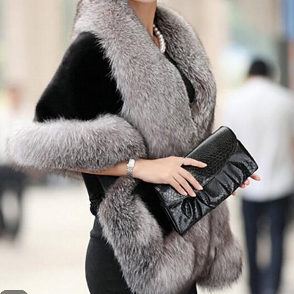🔥NEW GOIN OUT FUR COAT-SOLID COLOR,FUR TRIM STAND